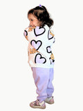 Cozy Heart Kid's Tracksuit