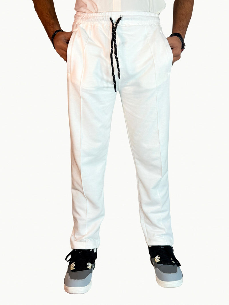 Pintuck Trouser - White