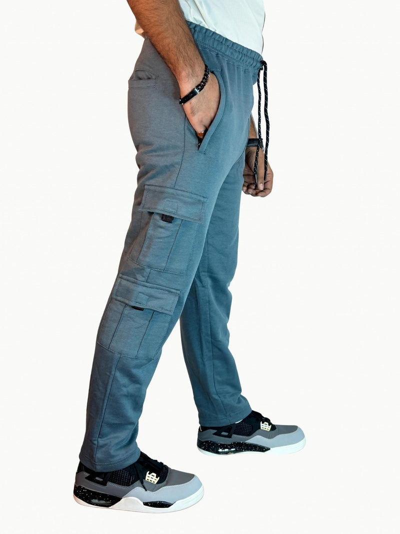 7-Pocket Baggy Trouser - Slate Blue