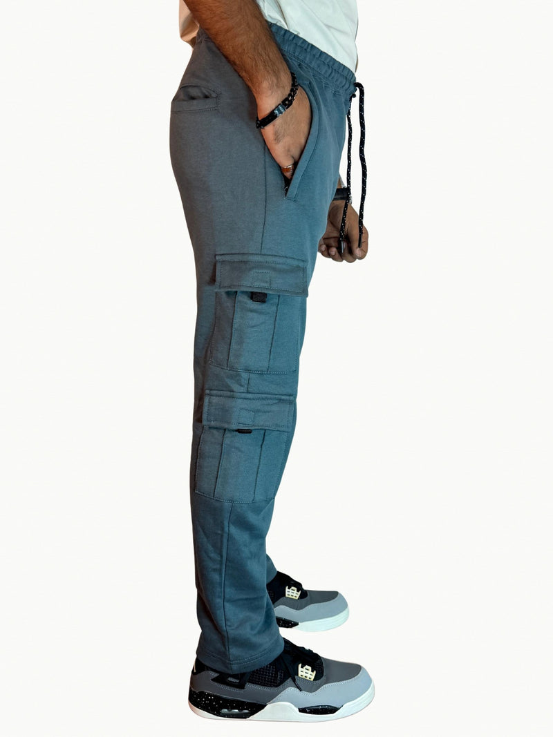 7-Pocket Baggy Trouser - Slate Blue