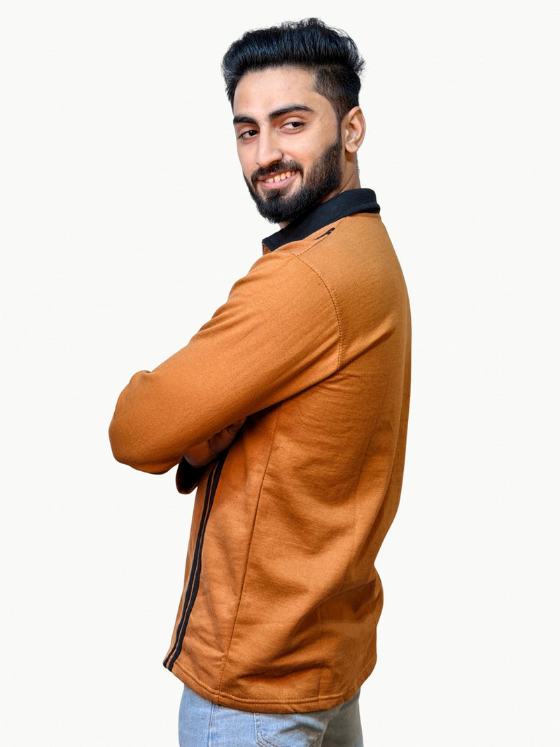 Twin Track Polo - Copper