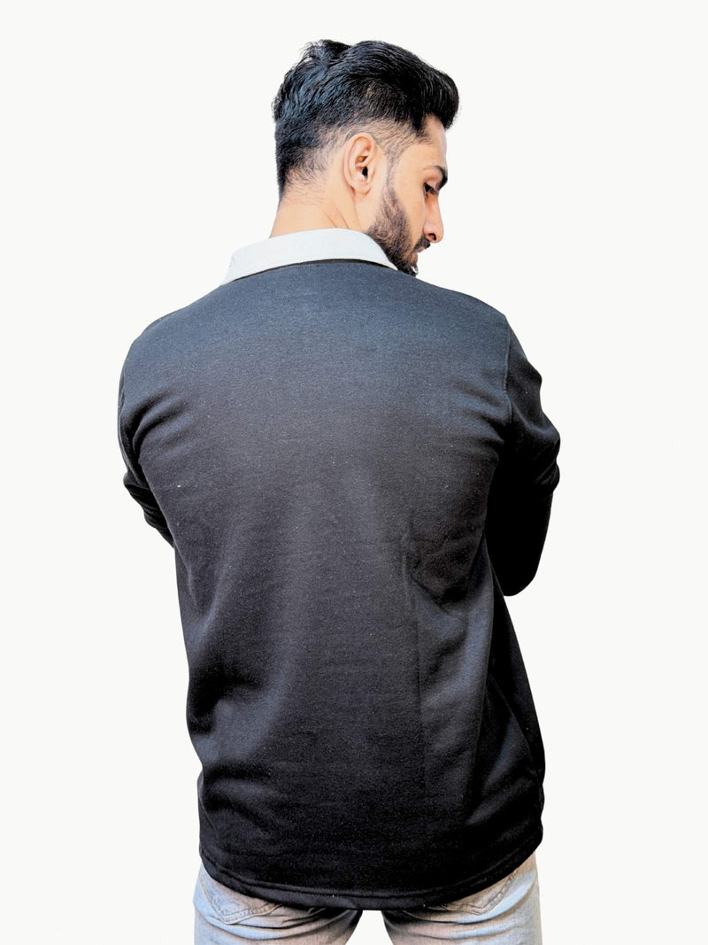 Twin Track Polo - Black