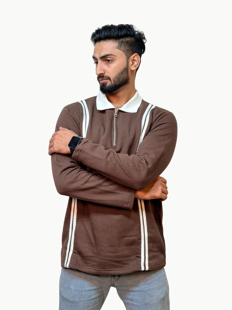 Twin Track Polo - Brown