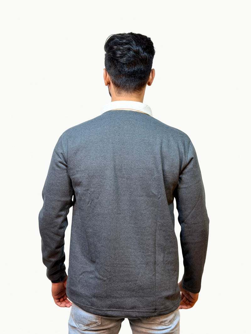 Twin Track Polo - Grey