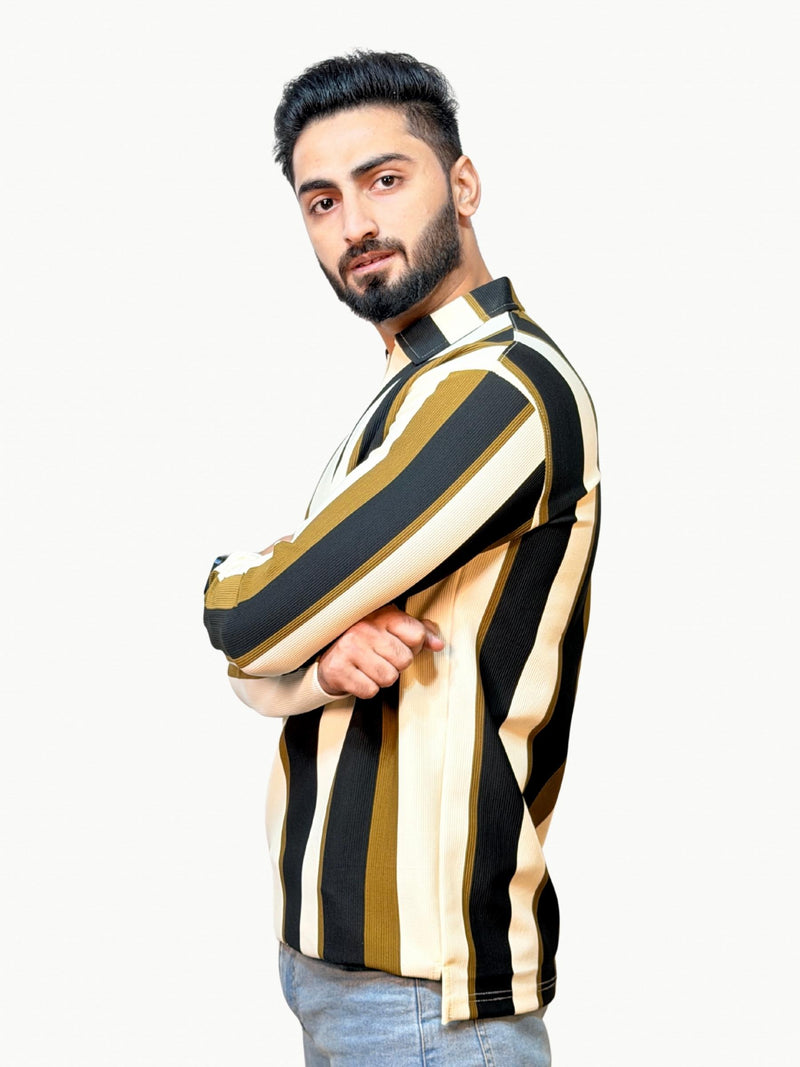 Luxe Rib Polo - "Olive"