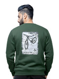 Green Printed Sweatshirt - Unisex