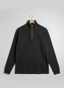 Charcoal Quarter Zipper Sweatshirt