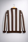 Summer - Glide Zip Quarter Polo - Brown