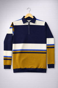 Trio-Tone Quarter-Zip