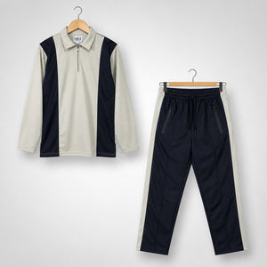 HKF Core Tracksuit-Creamy Half White
