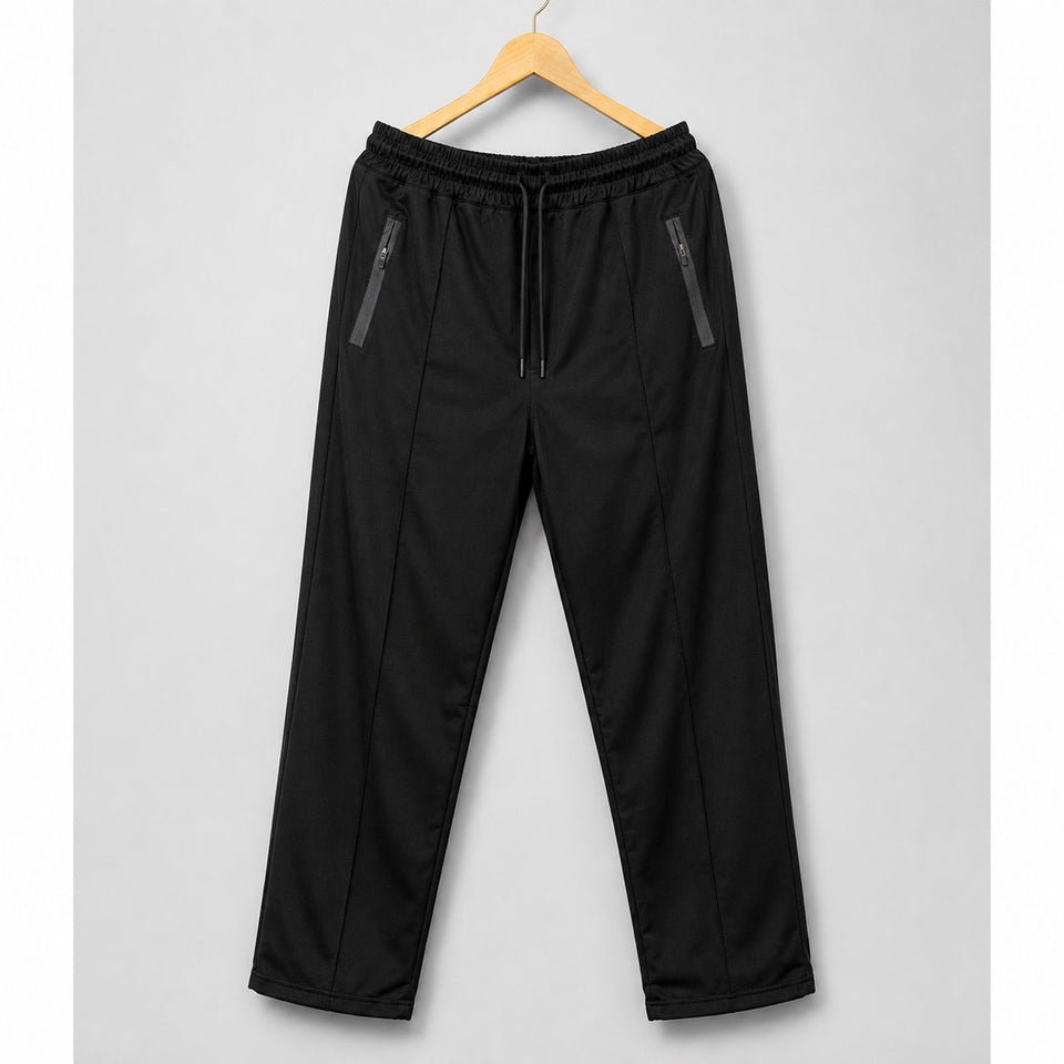 Core Zip Trouser-Black