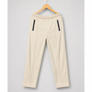 Core Zip Trouser-Cream
