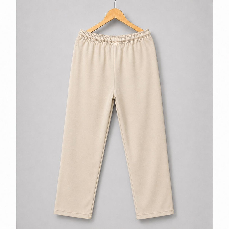 Core Zip Trouser-Cream
