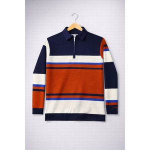 Trio-Tone Quarter-Zip